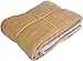 KritterWorld Pet Microplush Sherpa Snuggle Blanket, 50-Inch-by-60-Inch, Latte