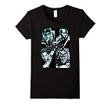 Womens Marvel Black Panther Movie Grunge Warriors T-Shirt Medium Black