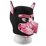 Neoprene Puppy Face Muzzle Dog Hood Mask Play Hoods