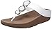 FitFlop Womens Halo Toe Urban White Thong Sandal - 7