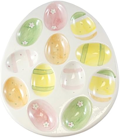 Pastel Easter Egg Serving Platter