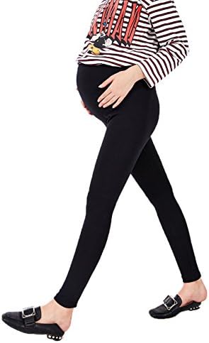 GHO Maternity Pants Pregnant Womens Cotton Knit Maternity Stretch Leggings