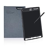 FLYING TECH 8.5 inch LCD Writing Tablet With Sleeve Durable Drawing and Writing Board eWriter Doodle Pad Message Board Gifts for Kids&Friends. (Black+Case)