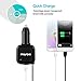 Car Charger, Mosche Retractable Lightning 8 Pin Cable Car Charger Charges Quickly in the Car with 5.6A USB for Iphone 6 and Iphone 6S（Noir）