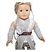 Rey Inspired Costume Doll Set for American Girl Dolls