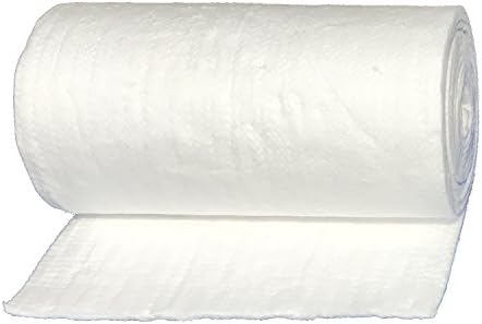 Ceramic Fiber Blanket 8# 2300F 1/4"x24"x25' For Industrial Use and Do-It-Yourself Forge, Kiln, Pizza Oven, Glass Blowing, Maple, and More