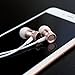 Earphones, GranVela® RAU0511 Simplicity Metal In-Ear Stereo Headphones with High-definition Microphones for iPhone 6/6S Plus, iPad, Samsung and more -Rose