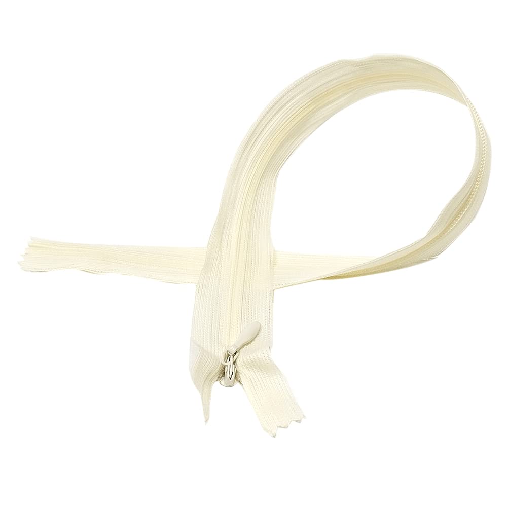 Invisible Closed Zipper, 5 Sizes and 20 Colours #3, Thin, Elegant and Discreet Zip for Sewing on Clothes, Dresses, Skirts, Sewing Zipper, (50 cm 25 pcs, 103)