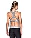 Under Armour Women's Armour High Bra, Air Force Gray Heath/Steel, 36C