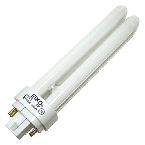 Eiko QT18/414P 18W QuadTube 4100K G24q2 4 Pin Base Fluorescent Halogen Bulbs