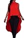 CutieLove Women's Casual Sexy Tops High Neck Sleeveless Hi-Lo Tee Blouse Shirts Dress