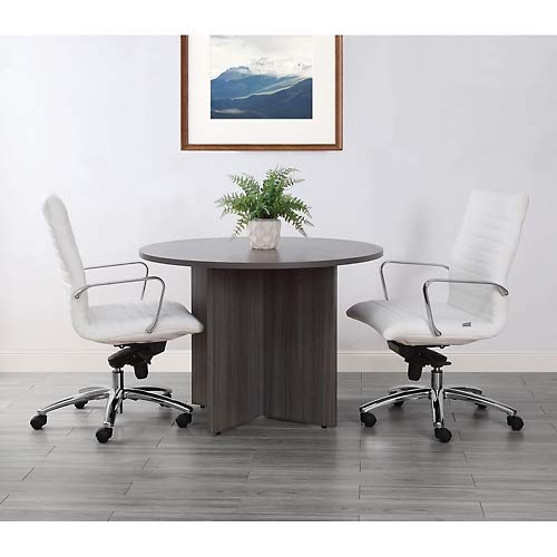 Formation Round Conference Table 42"Dia Gray Laminate