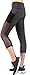 Neonysweets Womens Yoga Capri Tights Running Fitness Pants Leggings Gray M