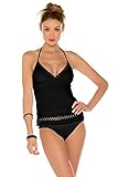Becca by Rebecca Virtue Women's It Girl Halter Tankini Top