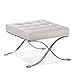 ArtisDecor Premium Lounge Chair Made with Top Grain Italian Leather - White