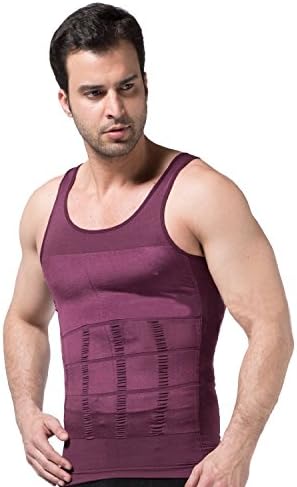 Roludom Men's Slimming Trimmer Body Shaper Vest Underwears Tank Top