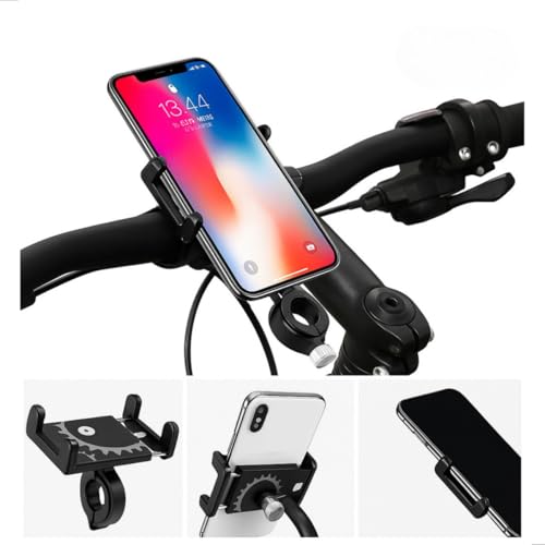 Suporte Para Celular GPS Bike Bicicleta E Moto Em Aluminio Articulado 360º Guidão Universal