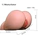 Sex Virgin Pussy Ass Masturbator for Male - 3D Realistic Butt Anal Vaginal Adult Sex Toys for Men Masturbation - Lifelike Sex Doll with 2 Hole (9.4 x 8.6 x 4.3 Inches)