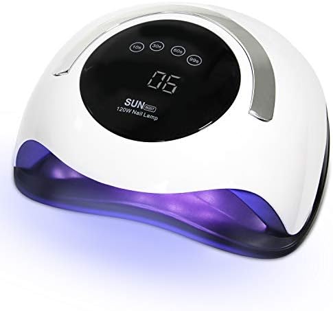 Nail Dryer, UV Light, Range Hardening Light, For Resin, 120 W, PSE Certified, Compatible with All Jels, UV & LED Dual Light Sources, Infrared Sensor, For Hands and Feet, 4 Timer Settings, 9.1 x 7.1 inches (23 x 18 x 11 cm)