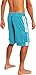 NORTY Men's Swimsuit Trunks - Swim Shorts for Beach, Boat, and Watersports - Drawstring Waist and Cargo Pockets - Aqua, Large