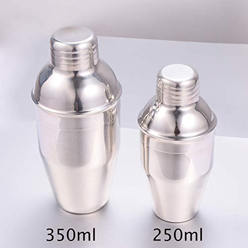 MJULY Cocktail-Martini-Shaker mit Sieb für Bar, Heimgebrauch, Mini-Handgröße (250 ml) – Bild 4