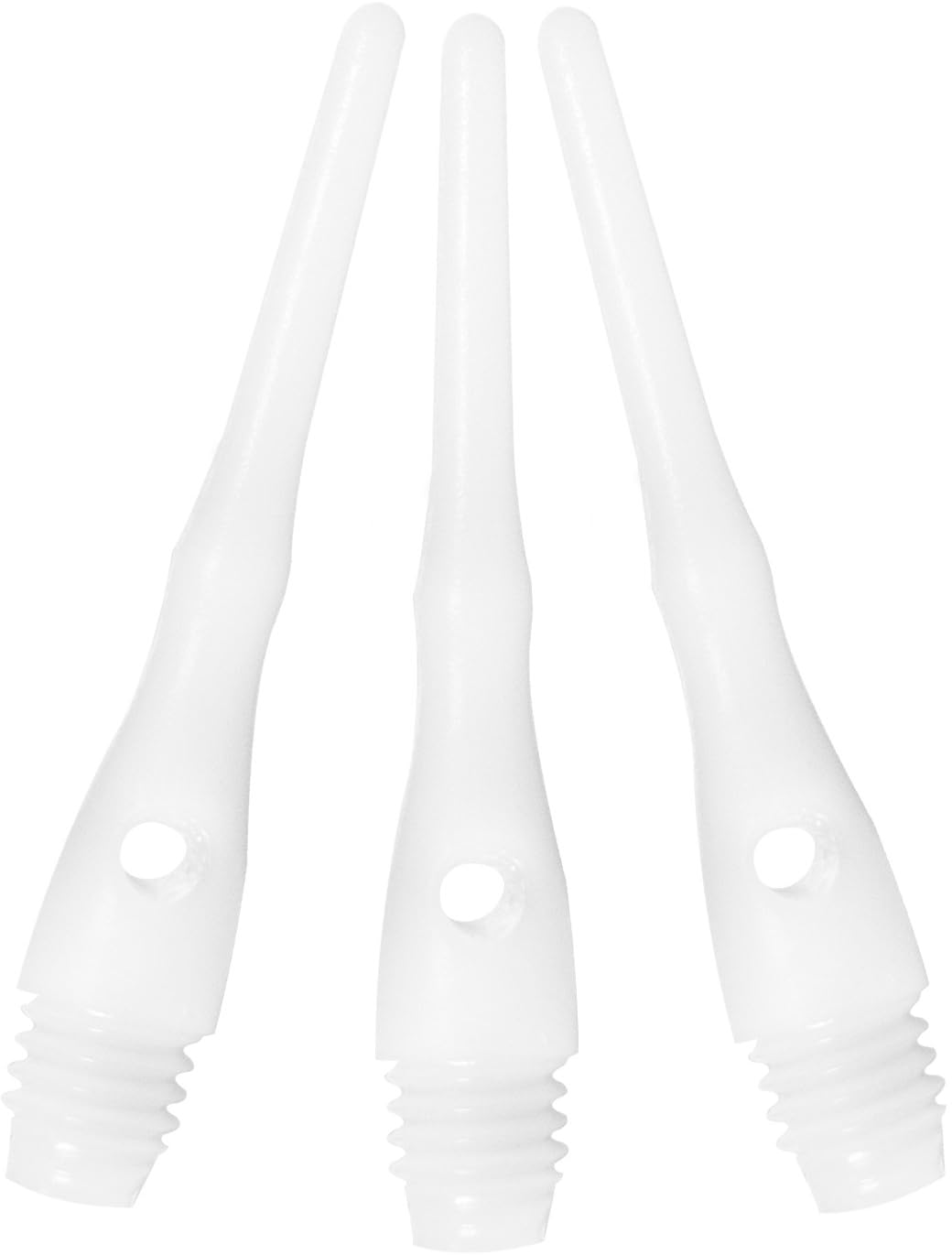 Viper by GLD Products Dart Accessory: Tufflex III 2BA Thread Soft Tip Dart Points, White, 1000 Pack
