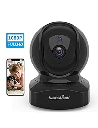 Cámara IP, cámara de seguridad inalámbrica 1080P HD Wansview, WiFi Home Cámara interior para bebé mascota Nanny, detección de movimiento, 2 vías de audio visión nocturna, compatible con Alexa, con ranura para tarjeta TF y nube