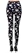 VIV Collection Regular Size Printed Brushed Ultra Soft Christmas Leggings (Christmas Playtime)