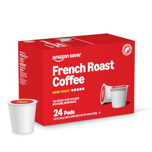 Amazon Brand Happy Belly Dark Roast Coffee Pods