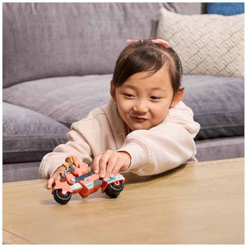 PAW PATROL - Motocicleta de resgate da Liberty com boneco (veículo base), detalhes autênticos, motocicleta de brinquedo para crianças a partir de 3 anos