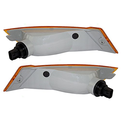 Driver and Passenger Signal Front Marker Lights Lamps for Jeep 55156767AE 55156766AE