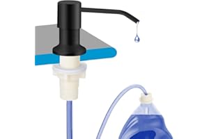 OHiHi Dish Soap Dispenser for Kitchen Sink, Countertop Sink Soap Dispenser Water Pump with 47” No-Spill Extension Tube Kit De