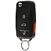Replacement Keyless Entry Remote Flip Key Fob fits 2002 2003 2004 2005 VW Jetta, Golf, Passat (HLO1J0959753AM) primary