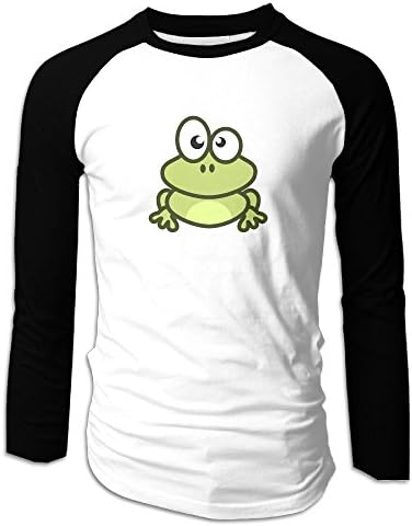 Bjfdbklseg Cute-Cartoon-Frog-Clip-Art-ksxbvje Cotton Long Sleeve T-Shirt Sports Graphic T-Shirt.