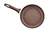SAFLON Granite Frying Pan | Non-Stick | Scratch-Resistant Forged Aluminum w/QuanTanium Coating | Even Heating Cooking Dishware | Includes Storage Bag (9.5-Inch)