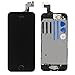 Ayake LCD Screen for iPhone 5s Black Full Display Assembly Digitizer Touchscreen Replacement with Front Facing Camera, Speaker and Home Button Pre-Assembled (All Required Tools Included)