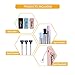 Fundia Collapsible Reusable Stainless Straw - 3 Pack Folding Drinking Straw Stainless Steel Case Food-Grade Portable Set with Cleaning Brush Keychain for Travel and Household