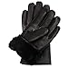 Men's Luxurious Genuine Leather with Rabbit-Fur Lined Gloves