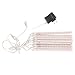 Sunsbell 20cm 7.9inch 88leds Meteor Shower Rain LED Lights 8 Tube Snowfall String Fairy Lighting for Christmas Tree Valentine Holiday Party Outdoor Garden Decoration -Cool White
