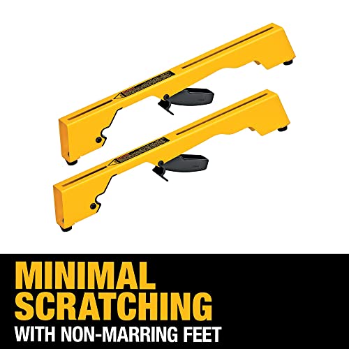 DEWALT Miter Saw Mounting Brackets, 2 Pack, 12 inch Blade Length
