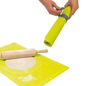 Zeal Roll To Bake Silicone Pastry Mats With Measurements