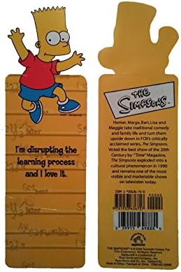 12479A-B The Simpsons 7" Book Mark - BART Simpson