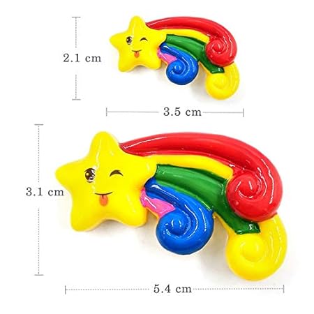 Colorido Arco Iris Imán De Nevera Figuras En Miniatura Decorativa ...