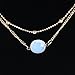 Artilady opal choker necklace for women