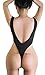 GOLove Sexy Women's High Cut Bodysuit Thong Leotard Sleeveless Sheer Lingerie Bikini , One Size