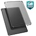 Clayco New iPad 9.7 2018/2017 Case, Clear Back Protector Lightweight Slim Fit for iPad 9.7 Case Compatible with Offical Apple Smart Covers and Keyboard (Frost/Black)