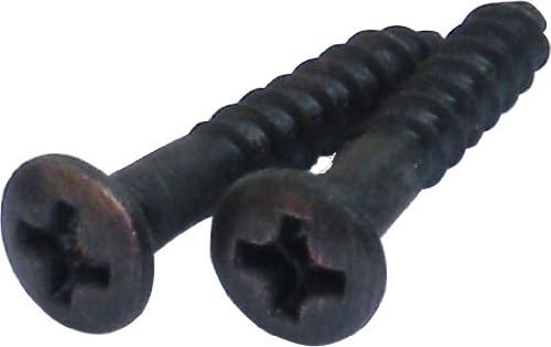 Knoxx Hardware BSW701 Oil Rubbed Bronze 3/4-20 X 6 Phillips Round Brass Screws