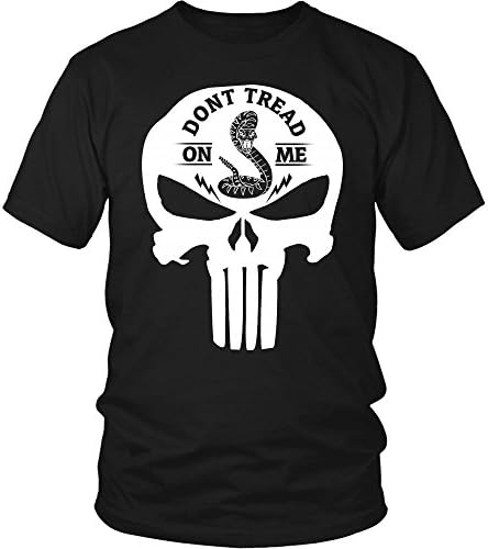 Don't Tread On Me Punisher Skull Men's T-Shirt