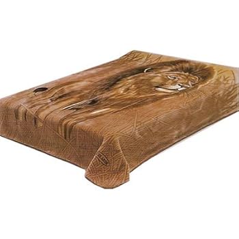 Amazon.com: New Solaron King Size Lion Korean Mink Blanket ...