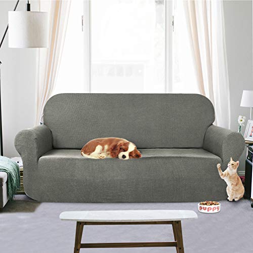 AUJOY Stretch Sofa Cover WaterRepellent Couch Covers Dog Cat Pet Proof